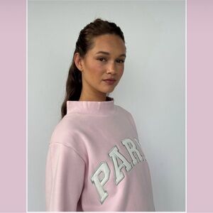 PARKE NEW! Sprinkle+ White Varsity Mockneck